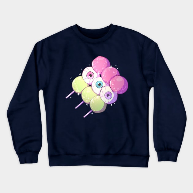 Haunted Dango Crewneck Sweatshirt by paintdust